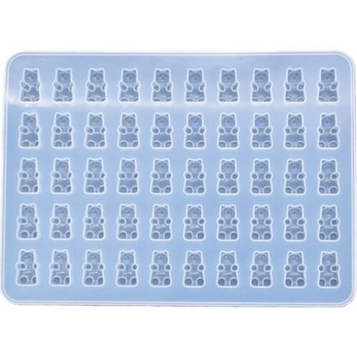 97QE DIY Assorted Silicone Bears Mold For Epoxy Resin Jewelry Making Crafts Tool for Earrings Necklace Keychain Pendants