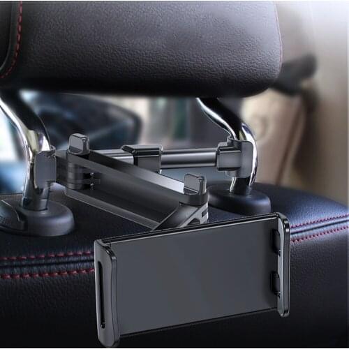 Car Rear Pillow Phone Holder Car Tablet Holder For IPhone Xiaomi IPad Tablet 4.5-8/5.3-10.8 Inch