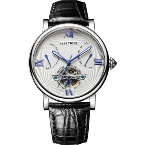 Mens wrist watches,men automatic watch Reef Tiger man luxury brand waterproof mechanical wristwatch business reloj hombre RGA191
