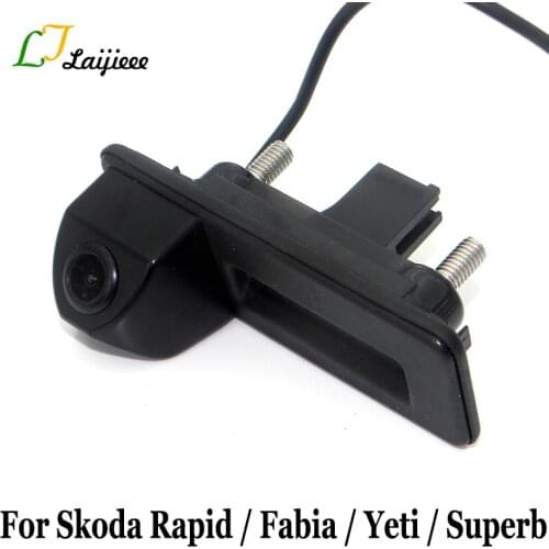 For Skoda Rapid Spaceback Fabia Yeti Superb Roomster Car Rear View Camera / With Power Relay Auto Parking Backup Reverse Camera
