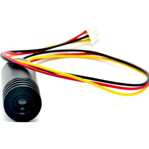 Focusable 850nm 30mW Infrared IR Laser Diode Dot Module with TTL 0-15KHz 18x45mm 5V DC