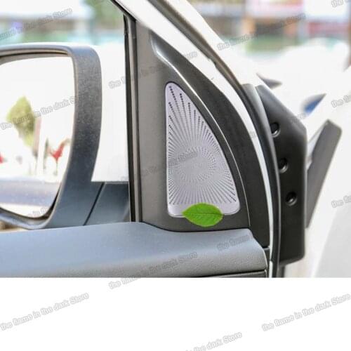 Lsrtw2017 car A post triangle front sound trims decoration for changan cs55 plus cs55plus 2019 2020 2021 accessories speaker