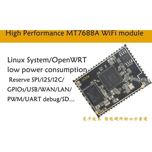LC978_MT7688 chip, WiFi transmisstion module, 2.4G