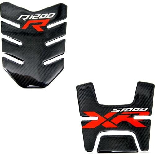 Motorcycle Carbon Fiber Tank Cover Pad Decal Sticker for BMW R1200R S1000XR S 1000XR 1000 XR R 1200 R Tank Pad Protector