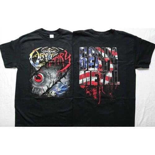 Obituary Official T-Shirt Classic Set Florida Death Metal Brand New Ltd All Size