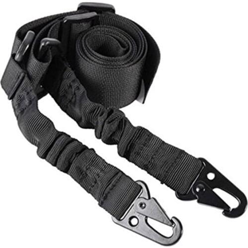 Nylon Adjustable Multi-function Tactical 2 Point Gun Sling Shoulder Strap Outdoor Rifle Sling Airsoft Bungee Belt Mount Gun Rope