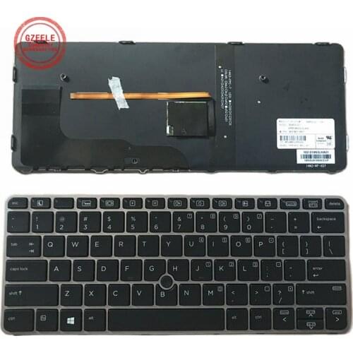 95%NEW US Laptop replacement keyboard for HP EliteBook 725 G3 820 G3 820 G4 828 G3 828 G4 backlight