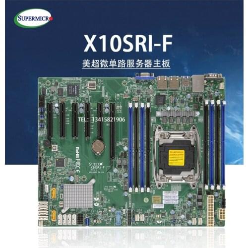 Ultramicro x10sri-f single channel server, workstation motherboard C612 chip 2011 pin, diskless ATX board