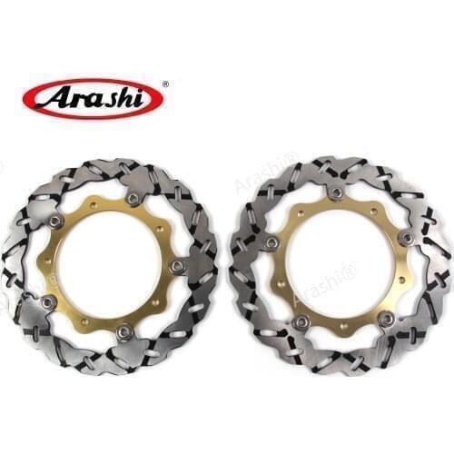 ARASHI CNC Front Brake Disc For YAMAHA X-MAX YP IRON MAX ABS 2019 CNC Brake Disks Rotors