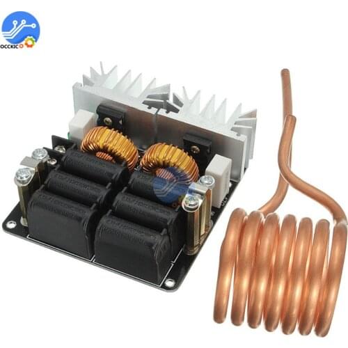 High Power 20A 1000W ZVS Low Zero Voltage Induction Heating Board Module DC 12V-48V Flyback Driver Heater For DIY High Quality