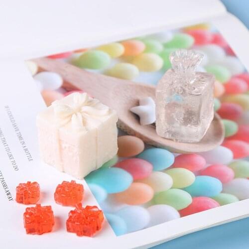 DIY Gift Box Summer Ice Cake Mini Chocolate Jelly Drops Handmade Scented Aromatherapy Candle Essential Oil Soap Mould Supplies