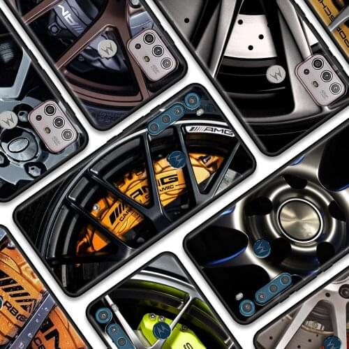 Sport Car Hub Phone case For Moto G30 G10 G9 G8 Power play G stylus one 5G hyper E6s Edge plus caso tpu fundsa coque