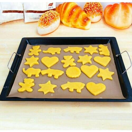 High Temperature Resistant Non-stick Reusable Oilpaper Baking Mat Heat-Resistant Pad Pastry For Outdoor BBQ Baking