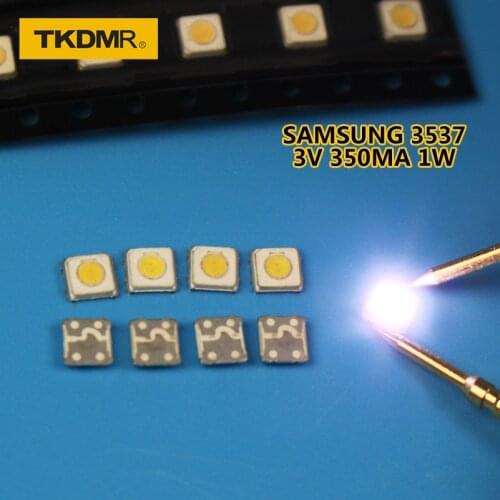 TKDMR Wholesale 120PCS Samsung LED TV Backlight SMD 1W 3535 3537 Cool White 3V 300ma For Samsung TV Repair