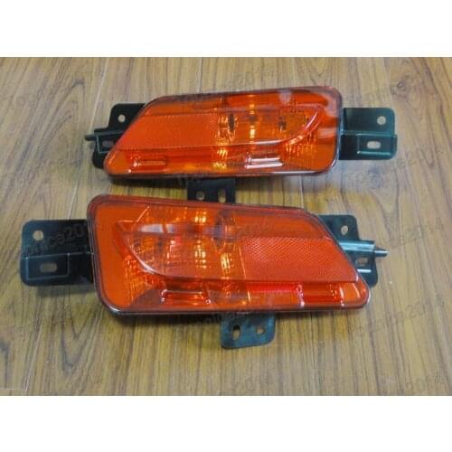 1Pair Rear Tail Bumper Fog Light Lamps For PEUGEOT 408 2013
