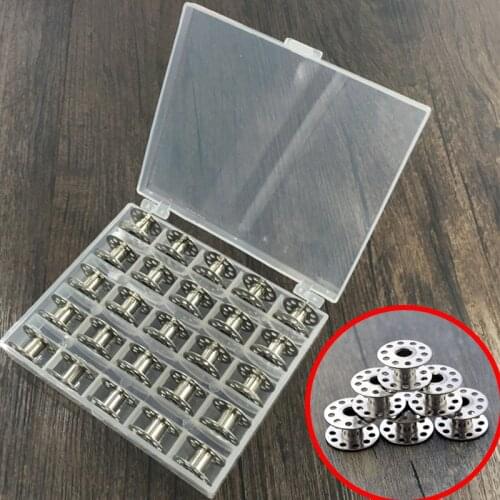 10/25Pcs Set Bobbins Box Set Sewing Box Bobbin Case Stitch Machine Spools Sewing Supplies For Sewing Tools Accessories