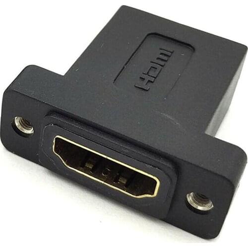 1080P HDMI Female to Female Panel Mount Extension Coupler Adapter Connector