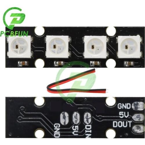 4-bit WS2812B Light Board LED Built-in Full-color Driver for F3 Naze32 CC3D Available
