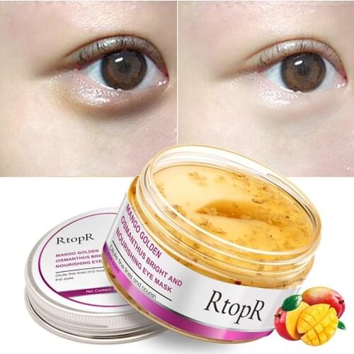 80g Golden Osmanthus Eye Mask Patch Anti-Puffiness Ageless Remover Dark Circles Anti-Wrinkle Eye Mask Crystal Eyelid Patch