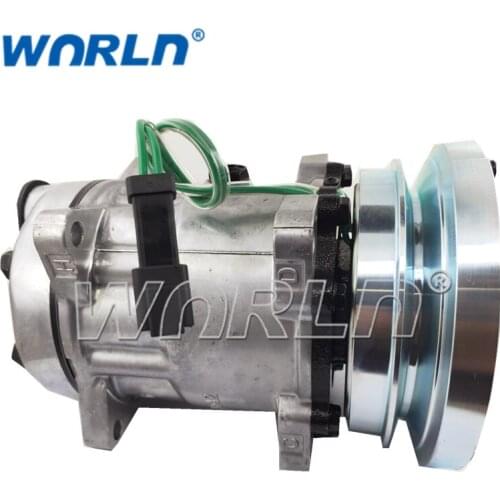 24 Volt Auto AC Compressor 7H15 1PK For Caterpillar Articulated Truck D Series 60-01725-NA 60-01725-NC/3E-3658/4608/8057/8065