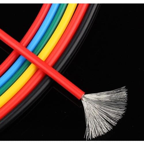 ETA30KV high pressure silicone wire antifreeze high temperature soft 0.8 square insulation multi - strand tin coated wire