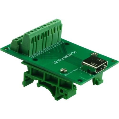 HDMI horizontal female connector The plug Terminal block Hd line joint HDMI female to screw module