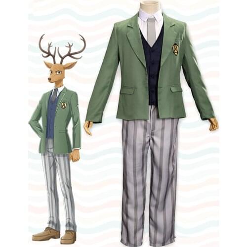 Anime Comic BEASTARS Cosplay Costumes Louis Cosplay Costume Clothes Suits School Uniforms Jackets Men Adult Full Sets Jackets
