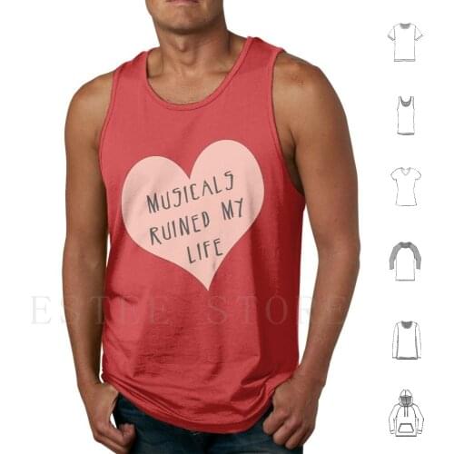 Musicals | Ruined My Life Tank Tops Vest Sleeveless Musicals Life Heart Into The Woods Spring Awakening Grease Sweeney Todd
