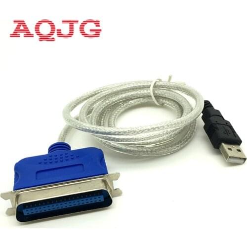 New USB TO CN36 Printer Cable USB to Parallel IEEE 1284 36-Pin Printer Adapter Connector Cable CN36 AQJG