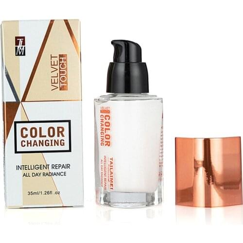 TLM 35ml fashion warm color liquid foundation makeup makeup nude makeup liquid concealer brightening lasting not easy to fade