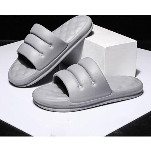 Unisex Summer Cool Beach Slippers Women home shoes Flip Flops Male Fashion Slippers Outdoor Sandals EVA Light Weight holiday ECO