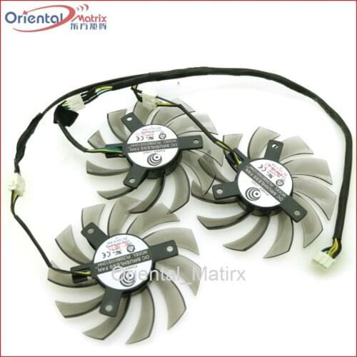 PLD08010S12HH DC12V 0.35A VGA Fan For Gigabyte GeForce GTX780 GV-N780OC GTX770 4GB GV-N770OC-4GB Graphics Video Card Cooler Fan
