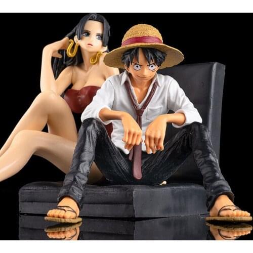 Japanese Anime Figure Hand-made Luffy Model of The Statue of Empress Hancock Pvc Action Model Collection Adult Toys