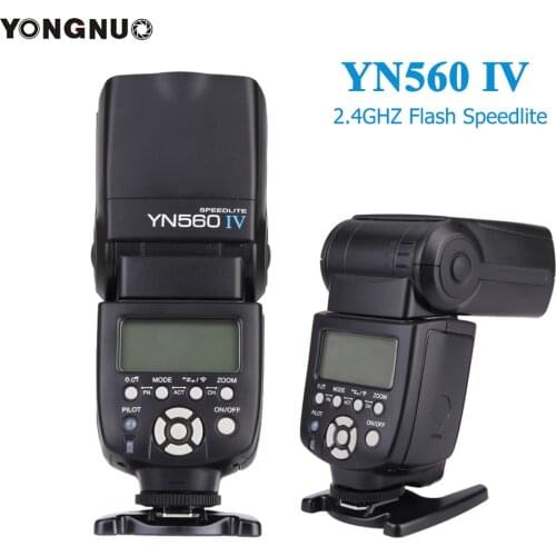 YONGNUO YN 560 IV 2.4GHZ Flash Speedlite for Nikon Canon Olympus Pentax DSLR Camera Wireless Master Flash Speedlite Original