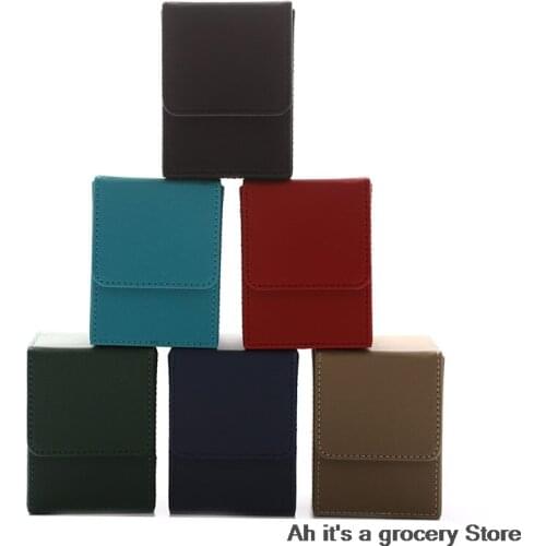 1PC Colorful Board Game Card Box PU Storage Box Card Box Deck Case