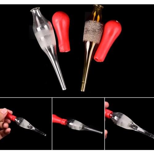1pcs Scale White Glass Pipettes Laboratory Rubber Head Transfer Dropper Glassware 30ml