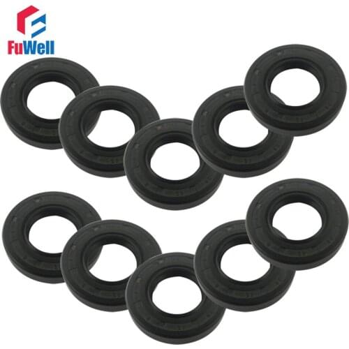 10pcs Skeleton Oil Seal 20x40x12mm /20x42x8/20x42x12/20x45x10/20x47x7/20x62x8mm TC Type NBR Black Radial Shaft Seal Ring Gasket