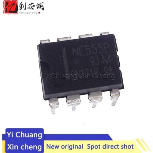 10PCS NE555P DIP8 NE555 DIP NE555N 555P DIP-8 new and original IC