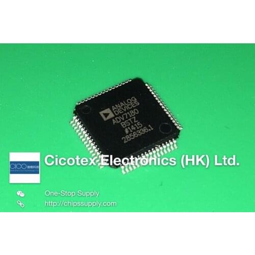 2pcs/lot ADV7180BSTZ LQFP64 IC VIDEO DECODER SDTV 64-LQFP