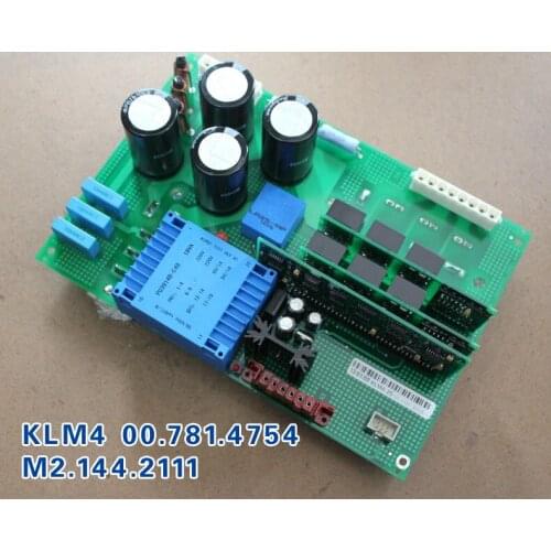 2 pieces Heidelberg compatible KLM4 wind pump M2.144.2111 driver board circuit board 00.781.4754 DHL free shipping