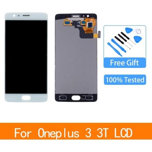 5.5'' AAA+++ For Oneplus 3 LCD Display Touch Screen With Frame Assembly For One Plus 3T A3000 A3010 A3003 LCD Screen Display