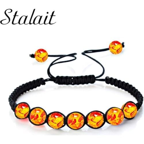 6mm One Color 7 Chakra Natural Stone Bracelet Beaded Wrap Bracelet Stretch Rope Purple Bead Braided Strand Bracelets