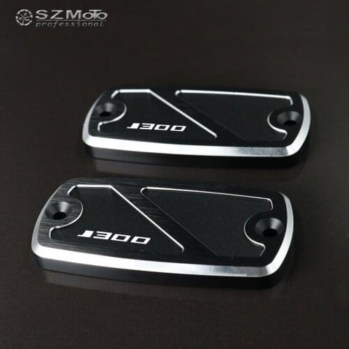 For KAWASAKI J300 J 300 2014-2017 2016 Motorcycle Accessories Front Brake Clutch Master Cylinder Fluid Reservoir Cover Cap CNC