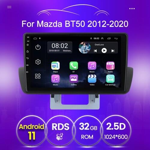 Android 11 Car Radio Multimedia Player For Mazda BT50 2012-2020 2DIN Auto Stereo MP5 Support Rear BT Camera DVR Wifi Mirror Link
