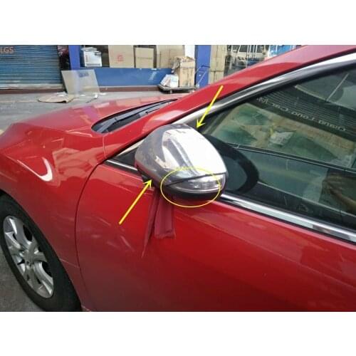 For Mazda 6 2009-2015 High-quality ABS Chrome rearview mirror decoration cover anti-rub protection car accessories