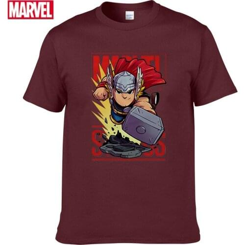 Marvel The Avengers Thor T-shirt Comfortable Breathable 100% cotton Fashion clothes for teens Summer t-shirts for men #148