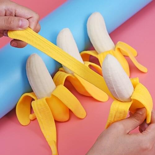 Slowly Rising Simulation Giant Banana Squeeze Healing Fun Kawaii Stress Relief Squeeze Cute Gift Toy For Children