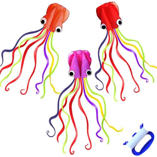 New Hi-Q Hotsell 4 m Octopus Single Line Stunt /Software Power Kite With Flying Tools Inflatable And Easy To Fly Whole Sale