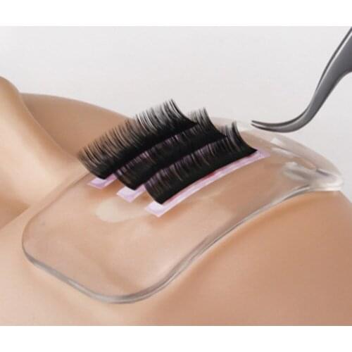 New Arrival 1Pcs Silicone Reusable Planting Eyelashes Pads Pallet Stand Make Loose Extension Lashes Pad 2 Colors