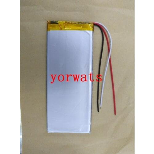 New Hot A Rechargeable Li-ion Cell New 3.7V lithium ion battery 3045112 3 line wires e-book digital MP5 navigator recorder